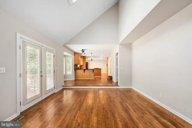 a bathroom with a granite countertop sink mirror and double