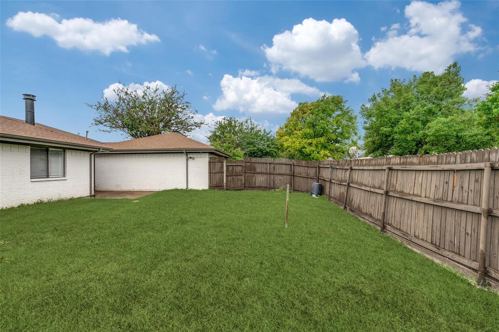 701 Kipling Drive Plano, TX 75023 - Photo 24 of 24 a view of backyard with green space