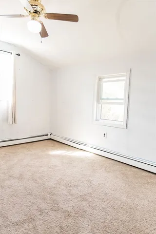 an empty room with window