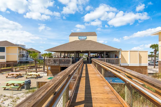 an outdoor view with a lot of people