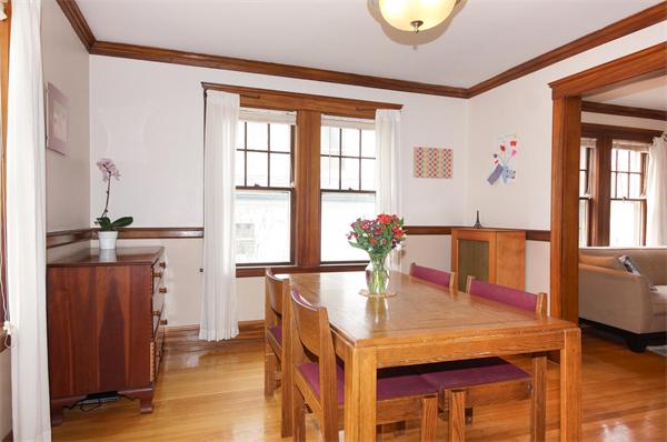 91 Ronald Road Arlington, MA 02474 - Photo 14 of 26 a view of a dining room with furniture and window