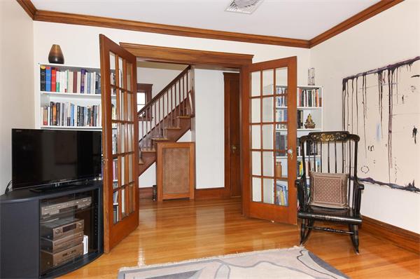 91 Ronald Road Arlington, MA 02474 - Photo 4 of 26 a view of a livingroom with furniture and workspace