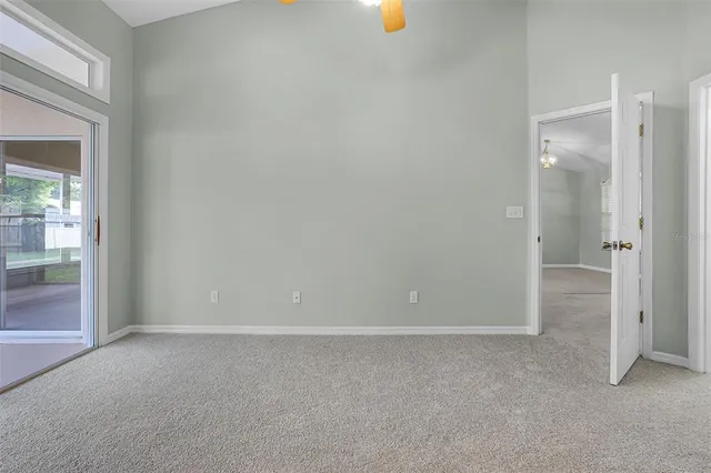 a bathroom with a bath tub