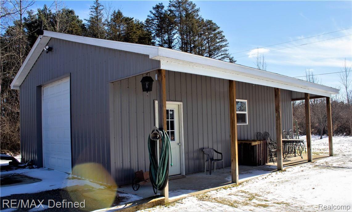 5853 Burdick Road Lapeer, MI 48446 - Photo 17 of 22 Pole Barn with Covered Area to Enjoy