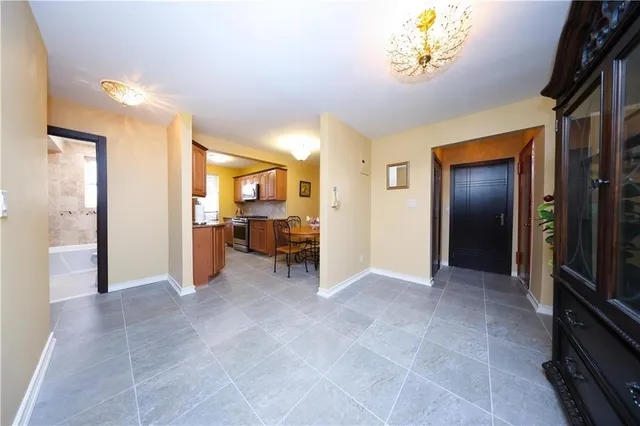 a view of livingroom with furniture and a flat screen tv