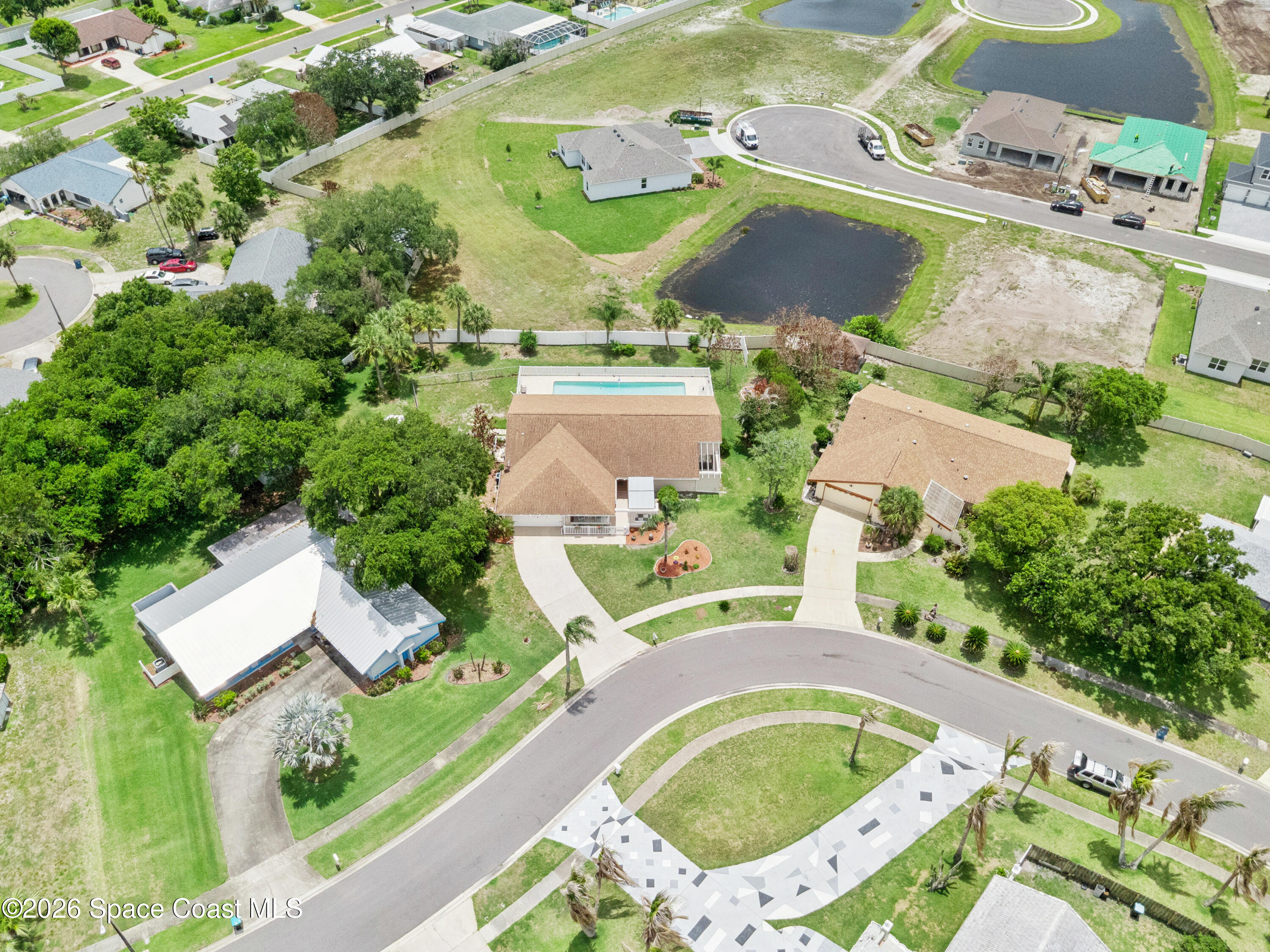 1334 Cherry Hills Road Northeast Palm Bay, FL 32905 - Photo 52 of 58 Aerial