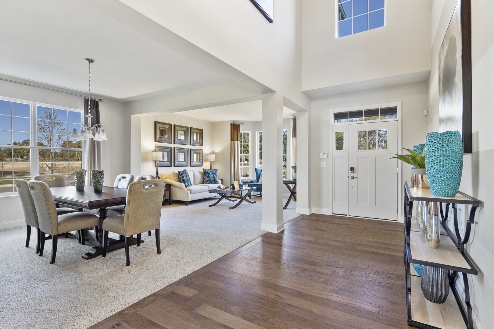 3643 Eldorado Road Elgin, IL 60124 - Photo 2 of 33 a living room with furniture and a wooden floor