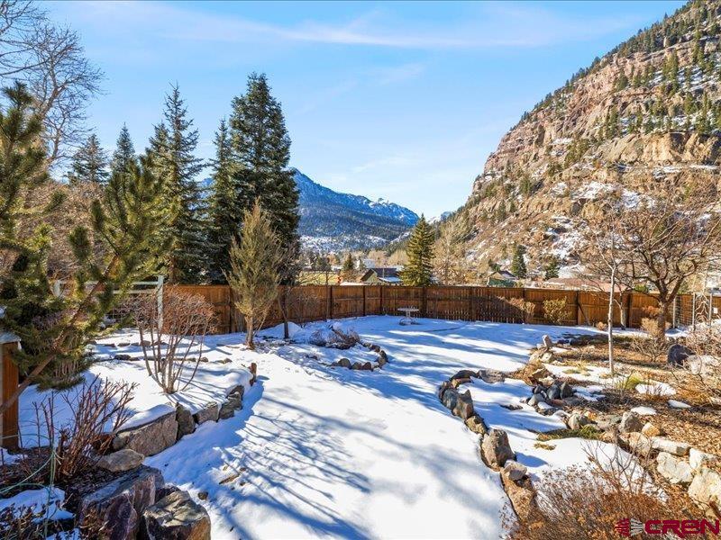 1271 Main Street Ouray, CO 81427 - Photo 36 of 45 a view of a backyard of the house