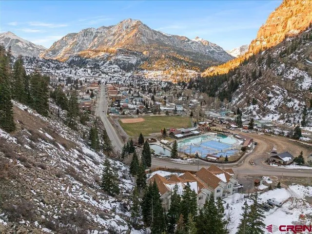 a view of a city with tall buildings