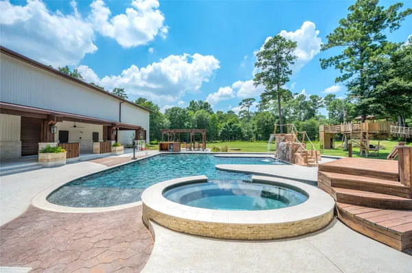 a view of outdoor space yard swimming pool and patio