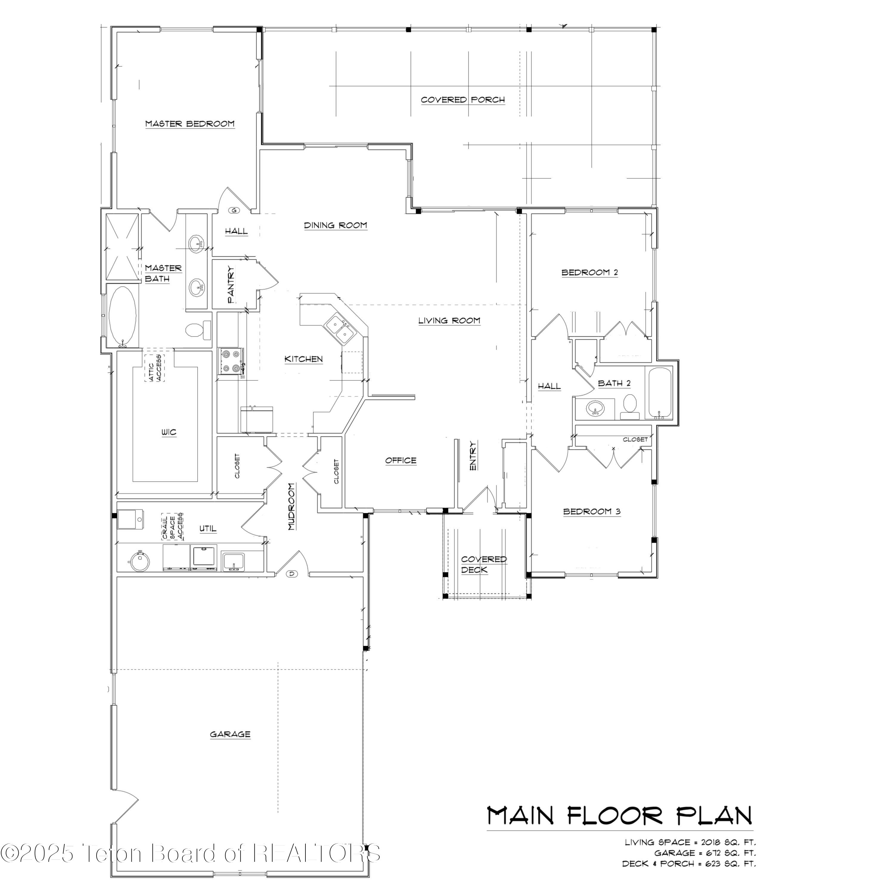 8041 Brown Trout Bend Victor, ID 83455 - Photo 1 of 1 Floor Plan