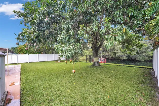 a view of an outdoor space and a yard