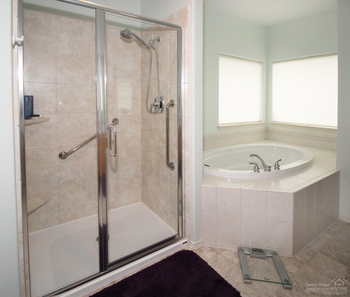 381 Southeast Soft Tail Loop Bend, OR 97702 - Photo 15 of 24 Large stall shower. Relax and soak in th