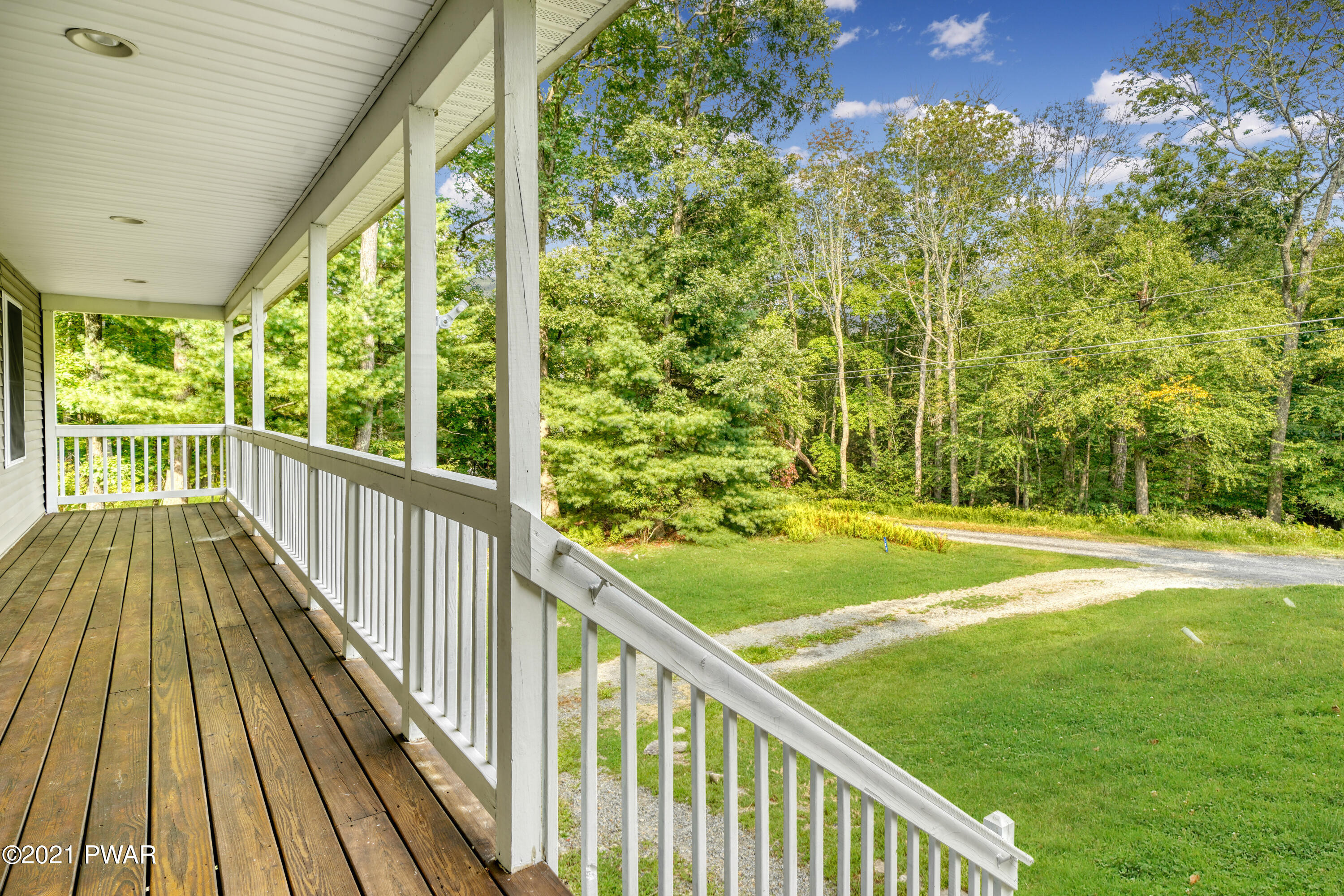 125 Forest Road Dingmans Ferry, PA 18328 - Photo 12 of 28 a view of balcony with yard