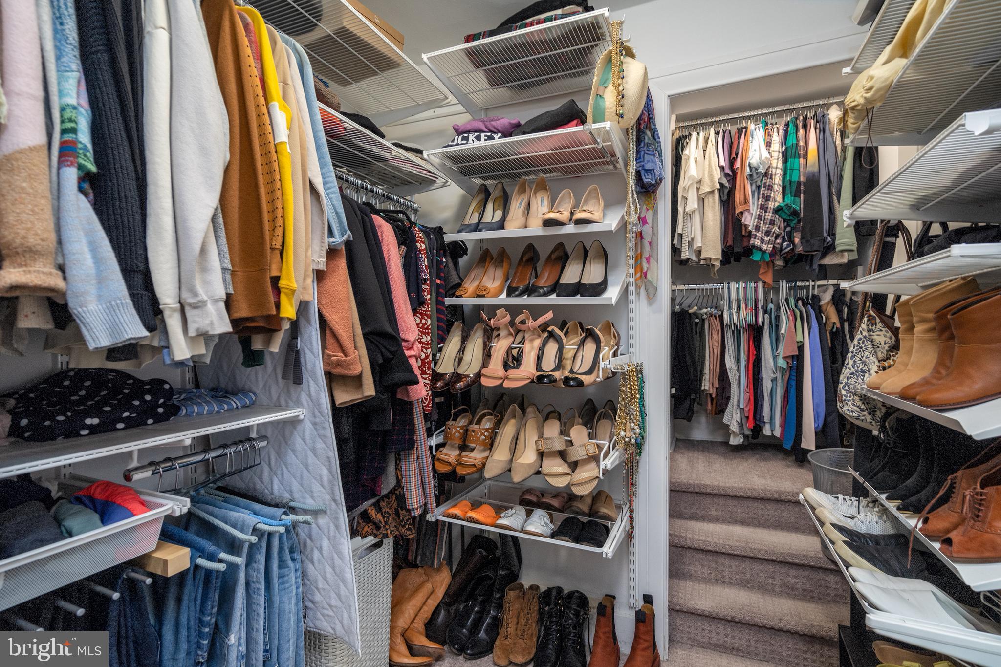 676 Glenmary Road Wayne, PA 19087 - Photo 25 of 38 a view of walk in closet with clothes and shoes