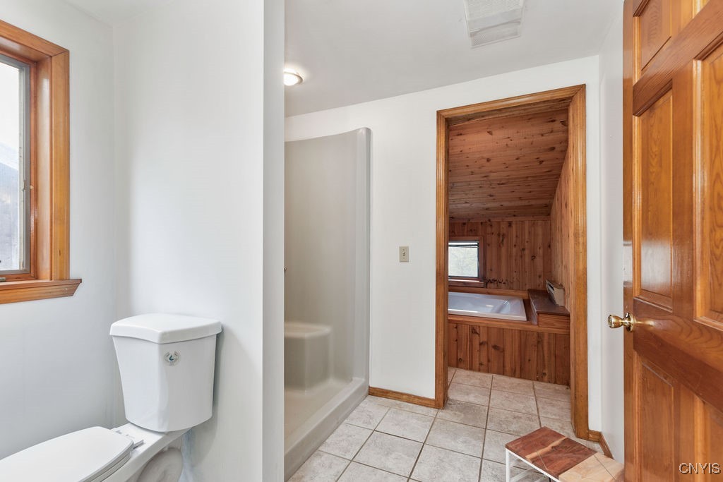 1826 Cardner Road Fabius, NY 13122 - Photo 28 of 50 2nd floor full bath with double vanity, shower and