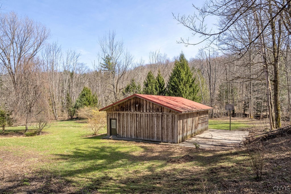 1826 Cardner Road Fabius, NY 13122 - Photo 45 of 50 Basketball court on right side of barn.