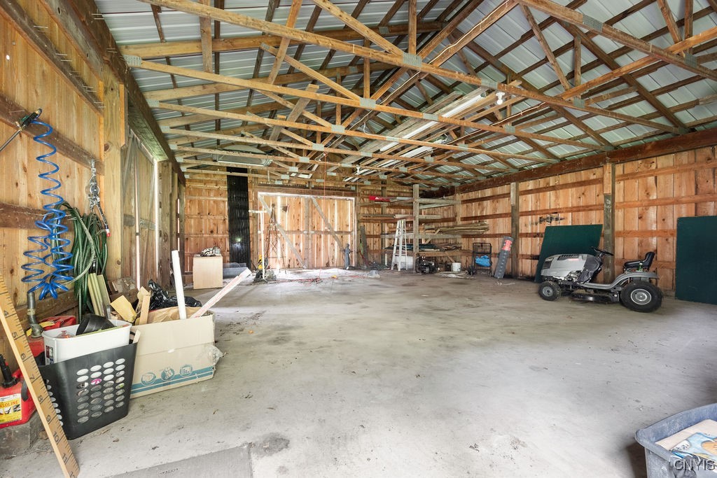 1826 Cardner Road Fabius, NY 13122 - Photo 47 of 50 Free span pole barn and concrete floor affords so