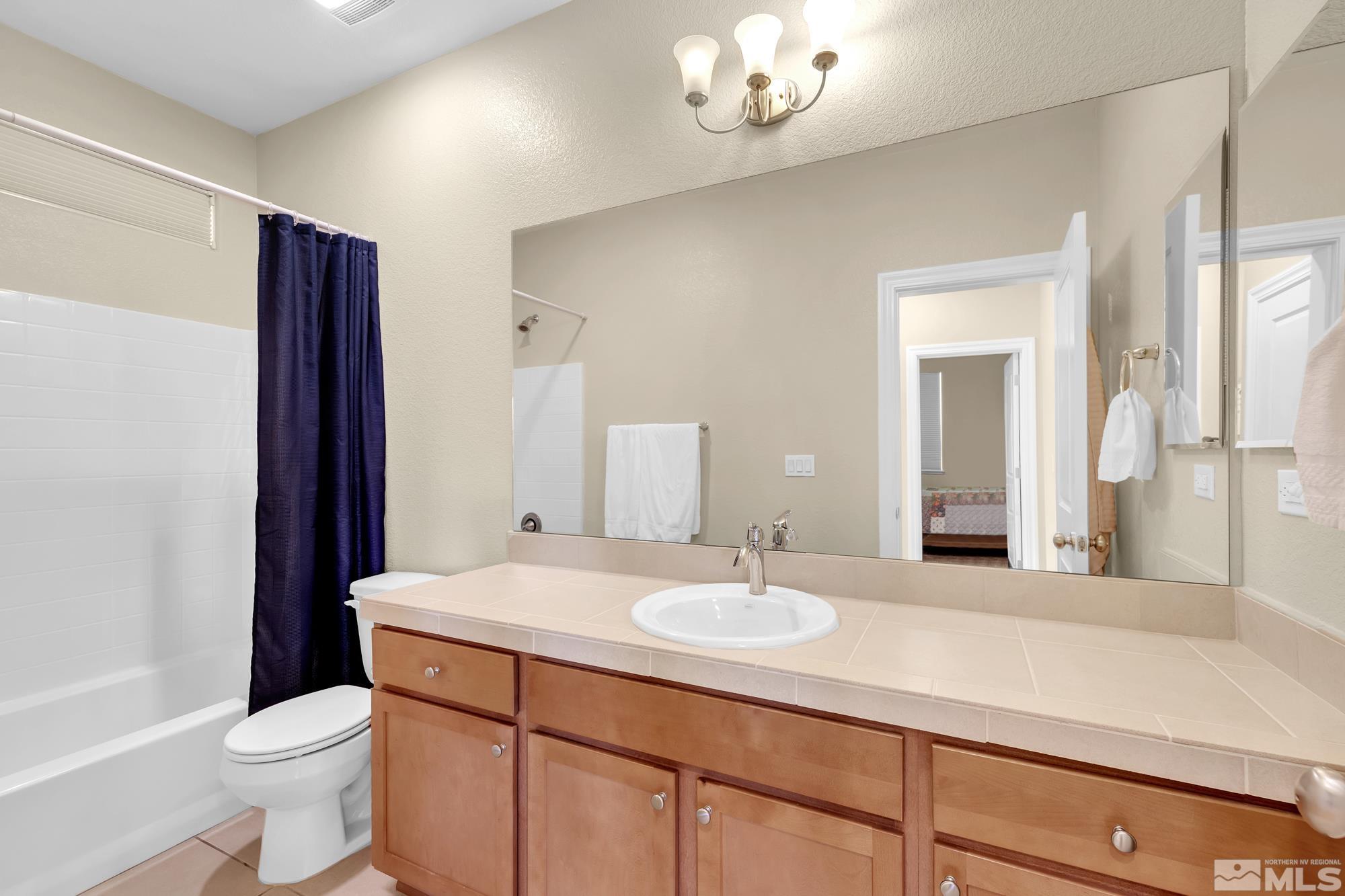 1880 Dark Horse Road, Unit A Reno, NV 89521 - Photo 14 of 20 a bathroom with a sink and a mirror