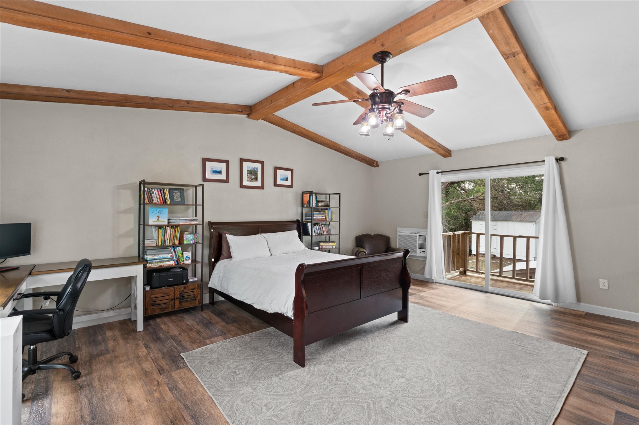 720 Circle G Ranch Road Austin, TX 78737 - Photo 17 of 37 a bed room with a bed and a chair