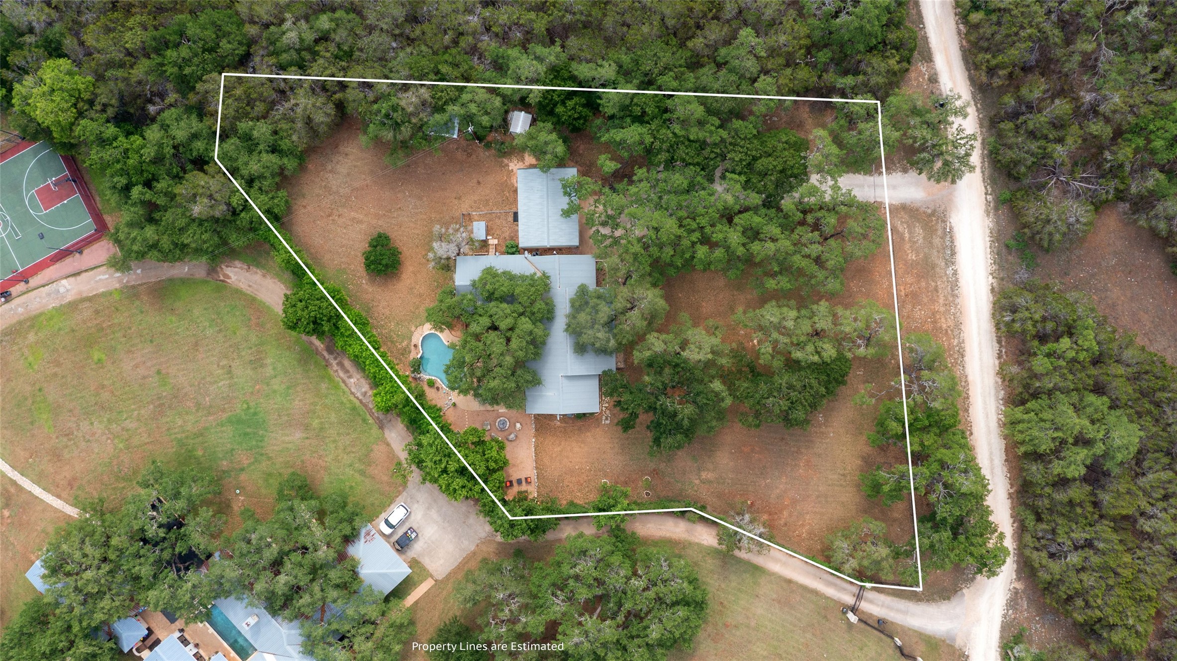 720 Circle G Ranch Road Austin, TX 78737 - Photo 6 of 37 an aerial view of a house