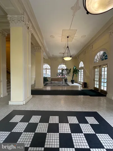 a view of a window with wooden floor