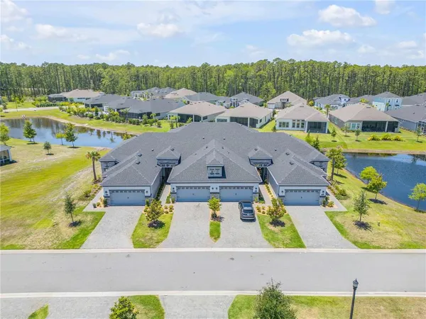 a view of a dining area with furniture