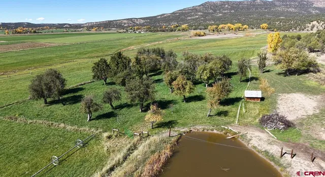 a view of an ocean and a mountain