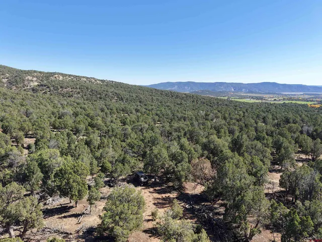 a view of city and mountain