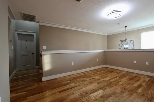 wooden floor in an empty room
