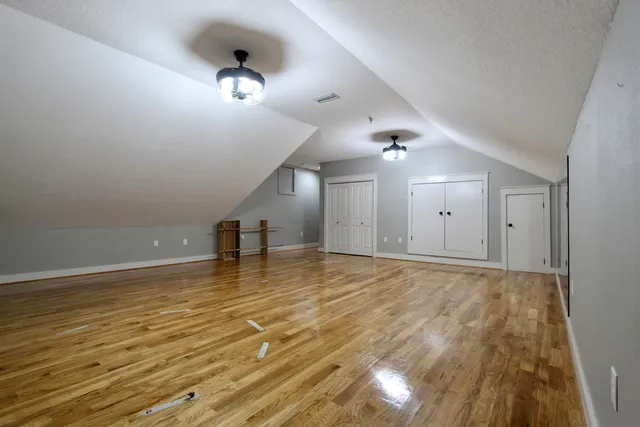 wooden floor in an empty room