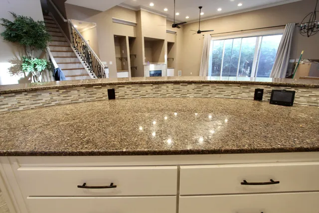 a view of a living room