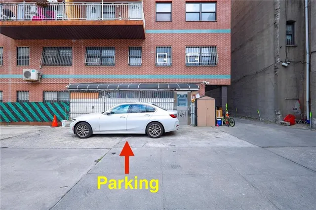 a view of a car garage