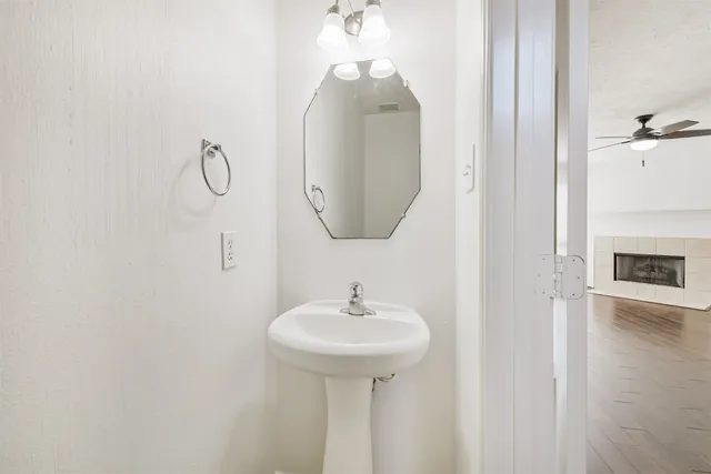 a kitchen with a sink and a window