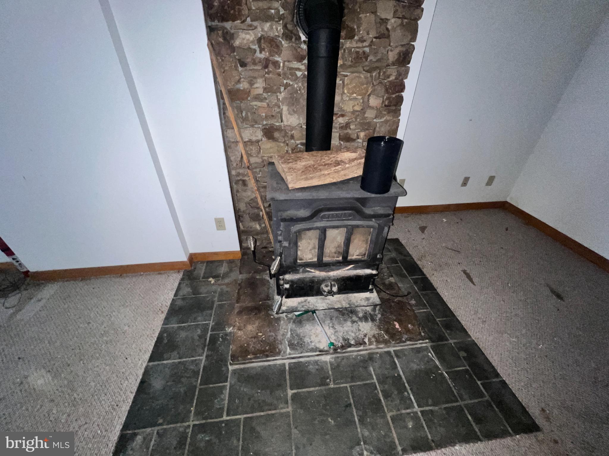198 Pysell Road McHenry, MD 21541 - Photo 41 of 52 Rustic charm with a cozy fireplace centerpiece.