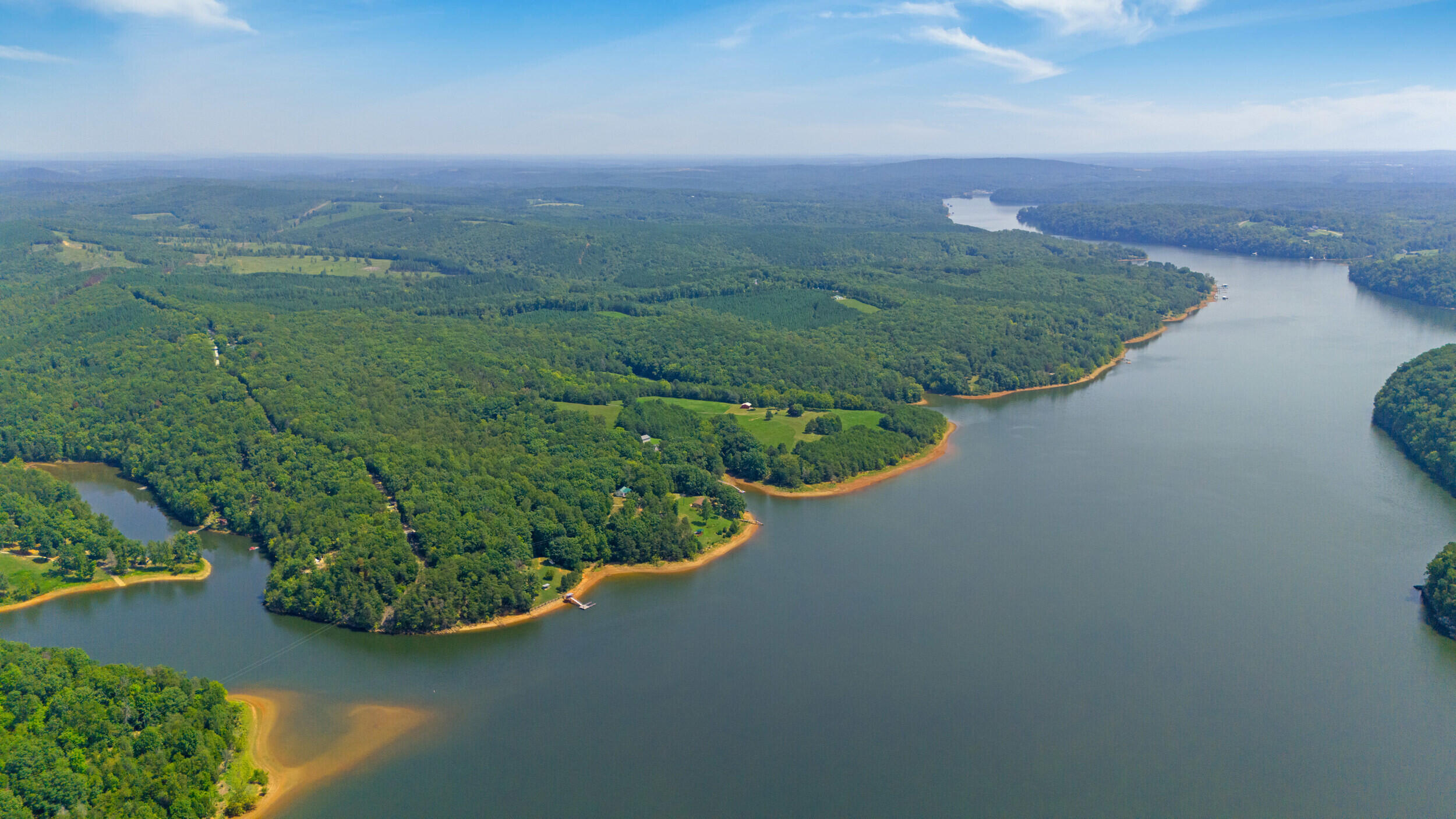 5 Trellis Ridge Drive Lynch Station, VA 24571 - Photo 5 of 14 an aerial view of a house with a yard and lake view