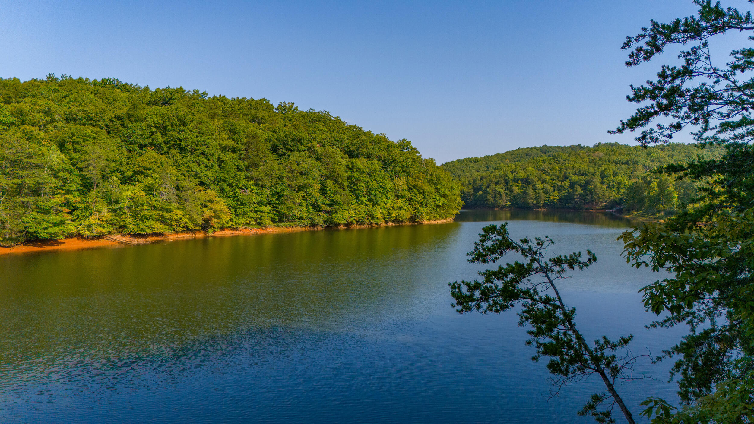 5 Trellis Ridge Drive Lynch Station, VA 24571 - Photo 7 of 14 a view of a lake with a mountain in the background