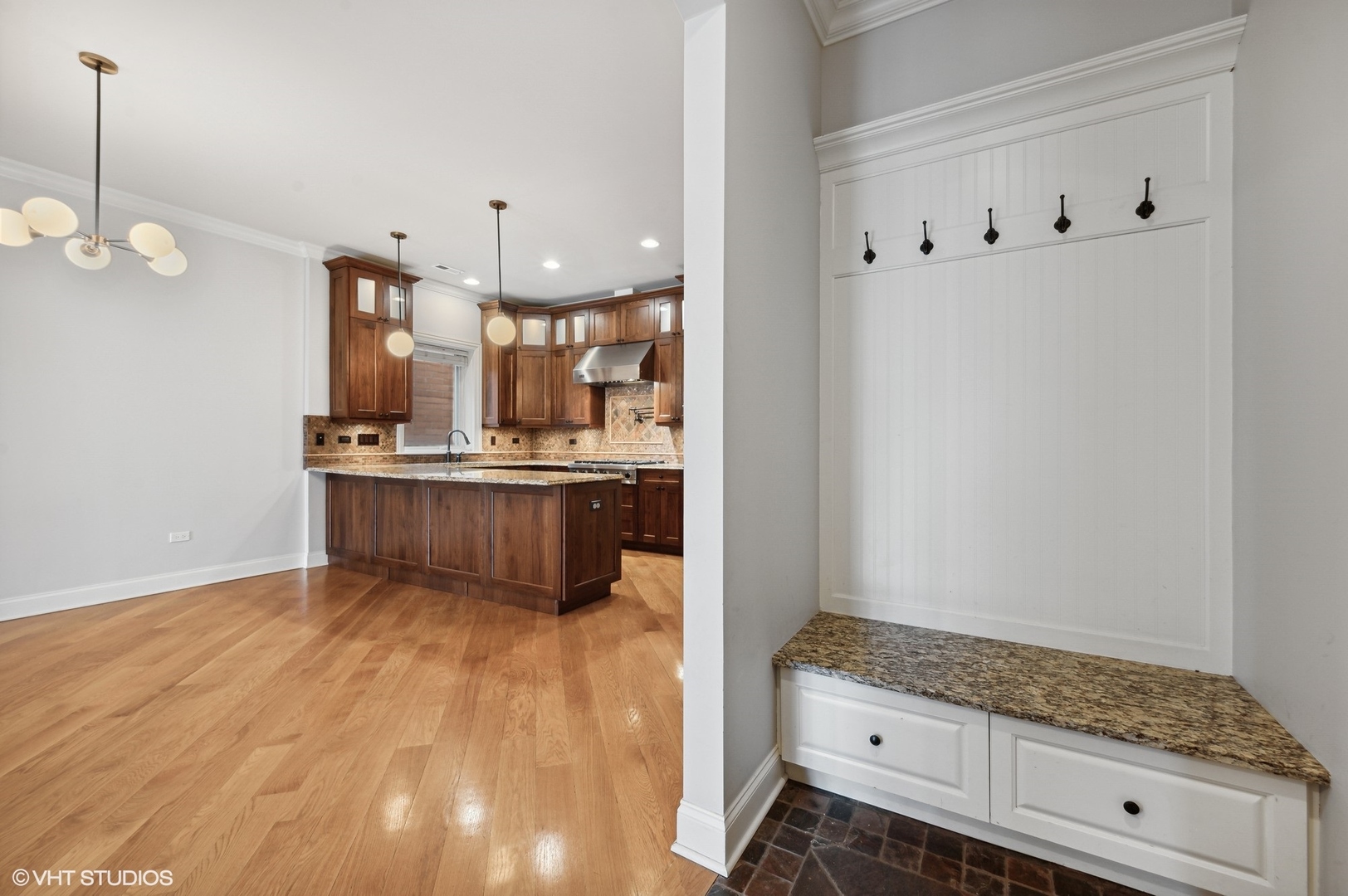 106 South Sangamon Street, Unit 3S Chicago, IL 60607 - Photo 2 of 20 a view of kitchen with wooden floor