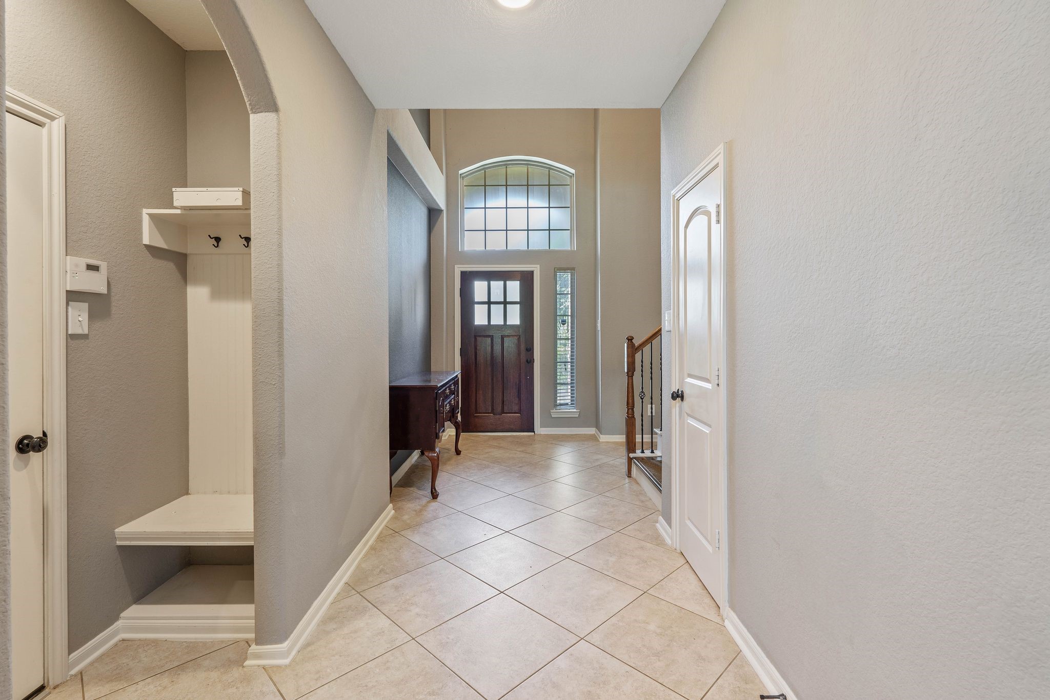 3544 Woods Estates Drive Conroe, TX 77304 - Photo 6 of 46 wooden floor in a gallery with a living room