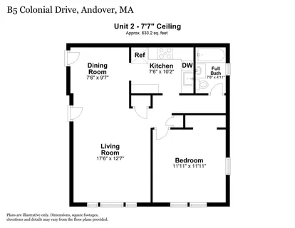 $259,900 | 5 Colonial Drive, Unit 2, Andover, MA 01810