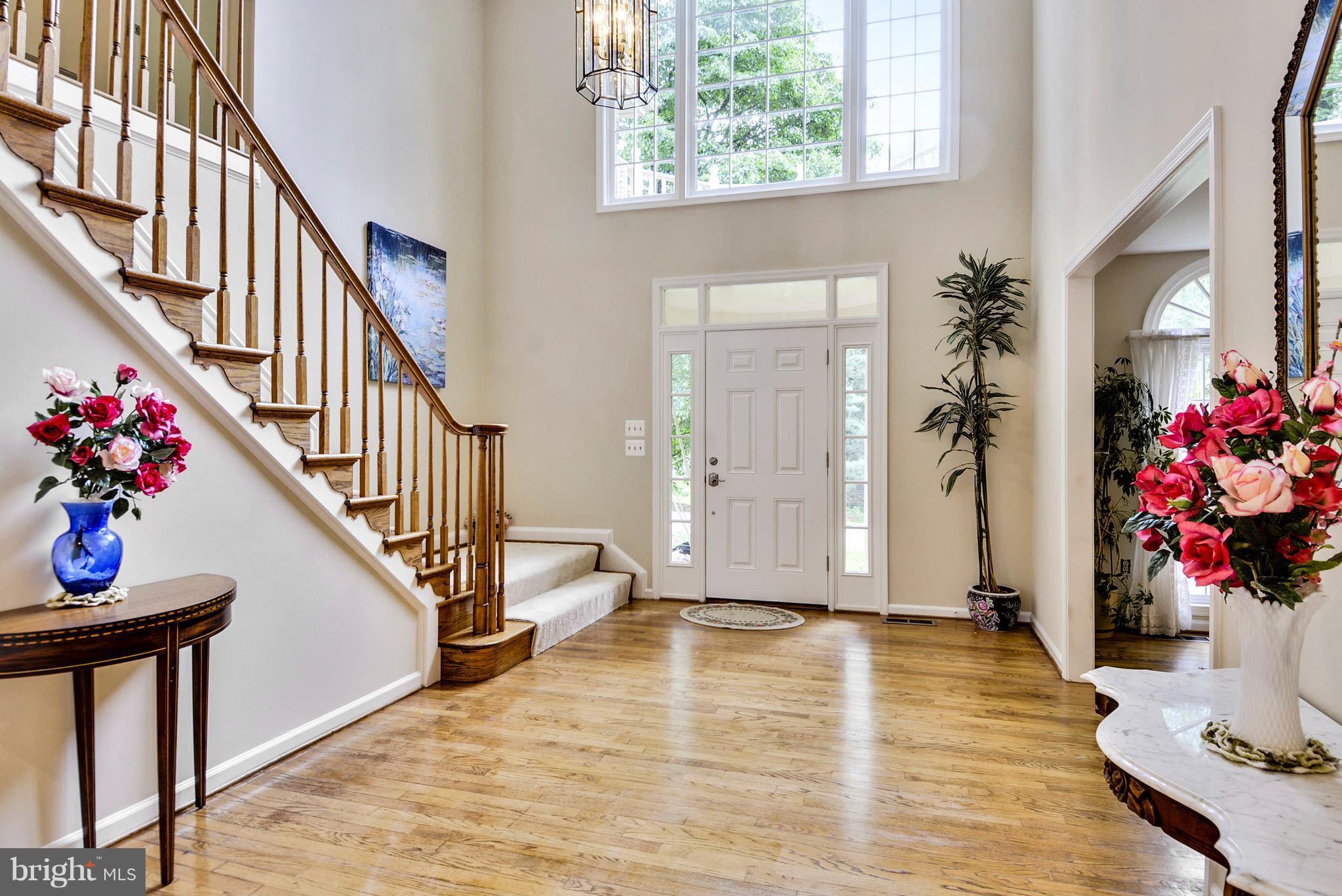 6505 Deidre Terrace McLean, VA 22101 - Photo 2 of 30 a view of entryway and hall with wooden floor