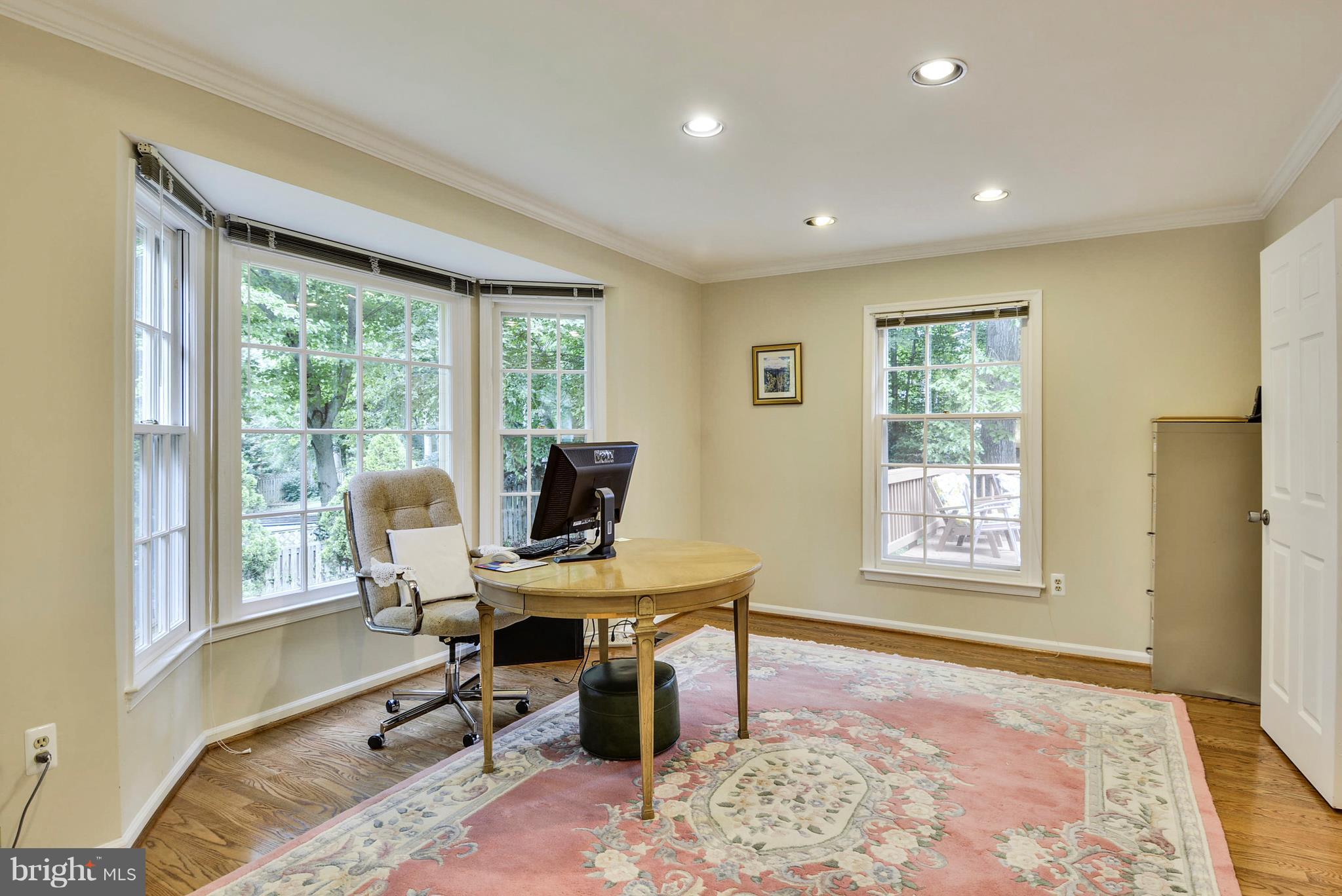 6505 Deidre Terrace McLean, VA 22101 - Photo 6 of 30 a view of a workspace with furniture and a window