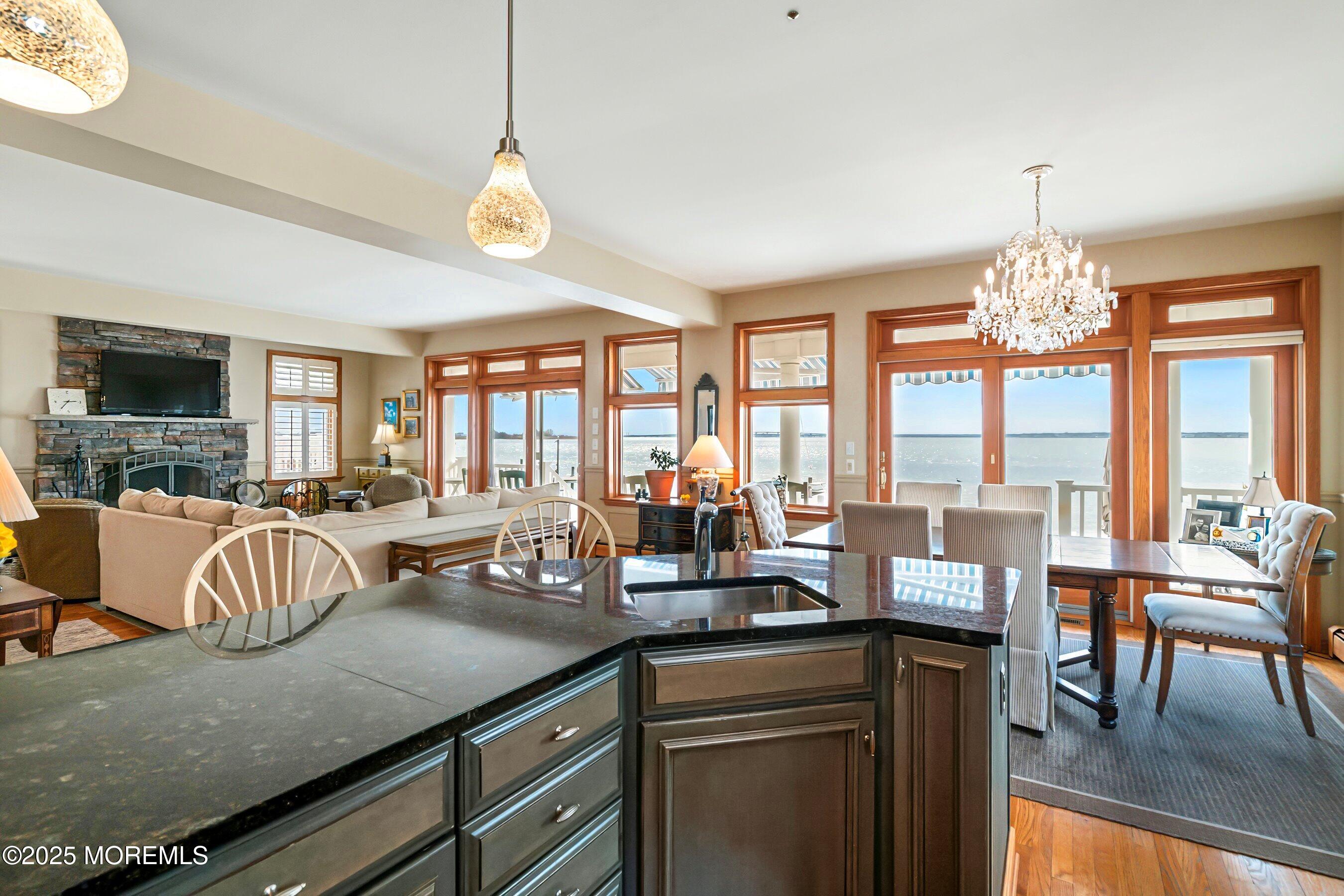 133 Pershing Boulevard Lavallette, NJ 08735 - Photo 2 of 86 Kitchen to Living and Dining