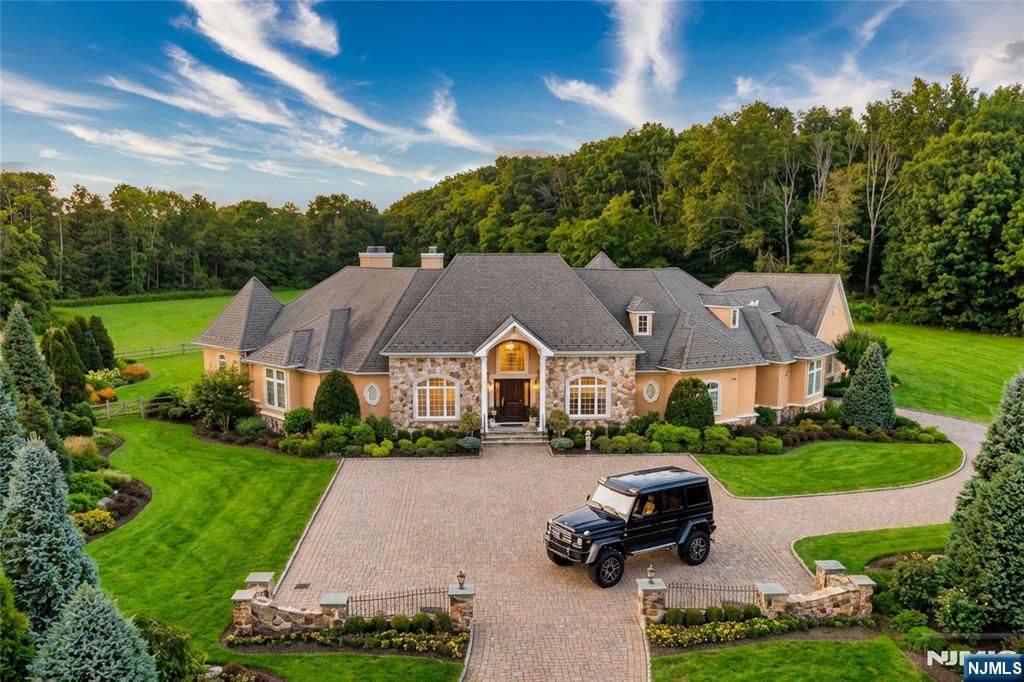 a house view with a garden space