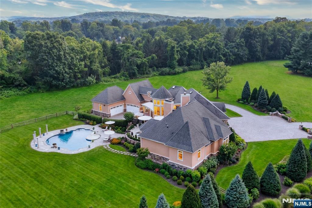 248 Old Turnpike Road Califon, NJ 07830 - Photo 50 of 50 an aerial view of a house with outdoor space swimming pool