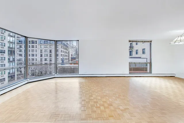 a view of an empty room with window