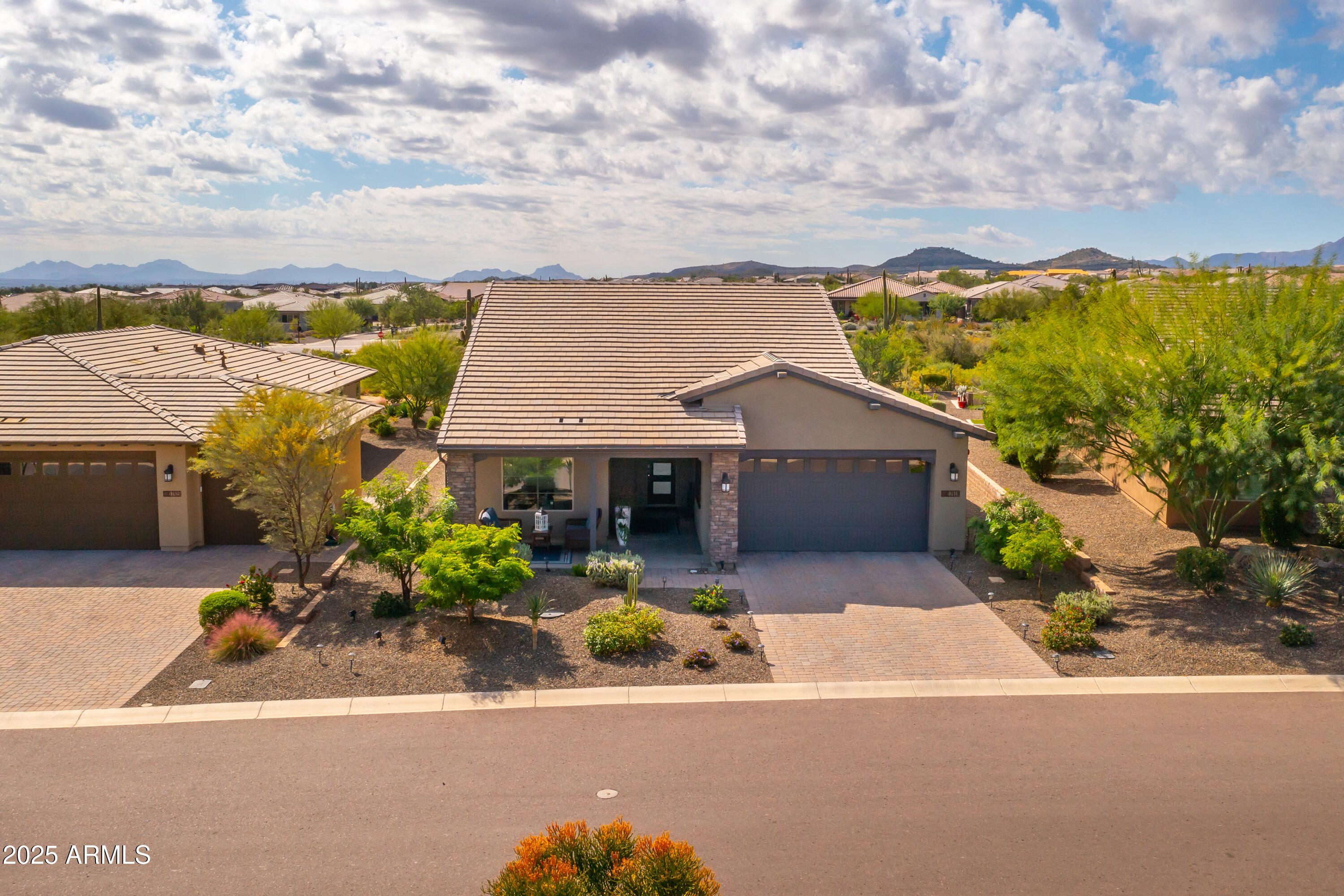 17919 East Slide Rock Drive Rio Verde, AZ 85263 - Photo 1 of 48 aerial view of a house with a yard and potted plants