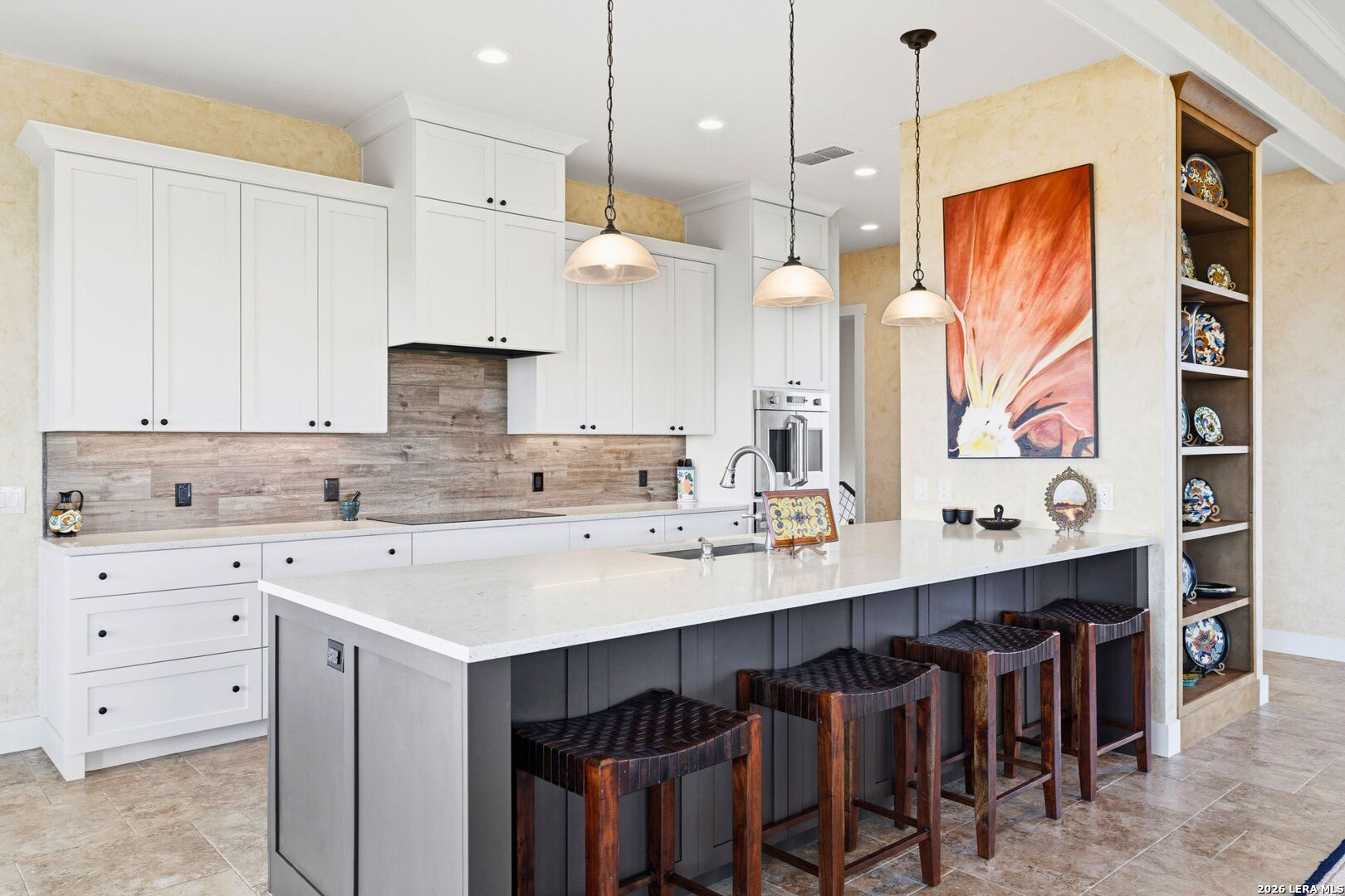 1600 Brushy Ridge Trail Blanco, TX 78606 - Photo 18 of 43 a kitchen with a sink stove and cabinets