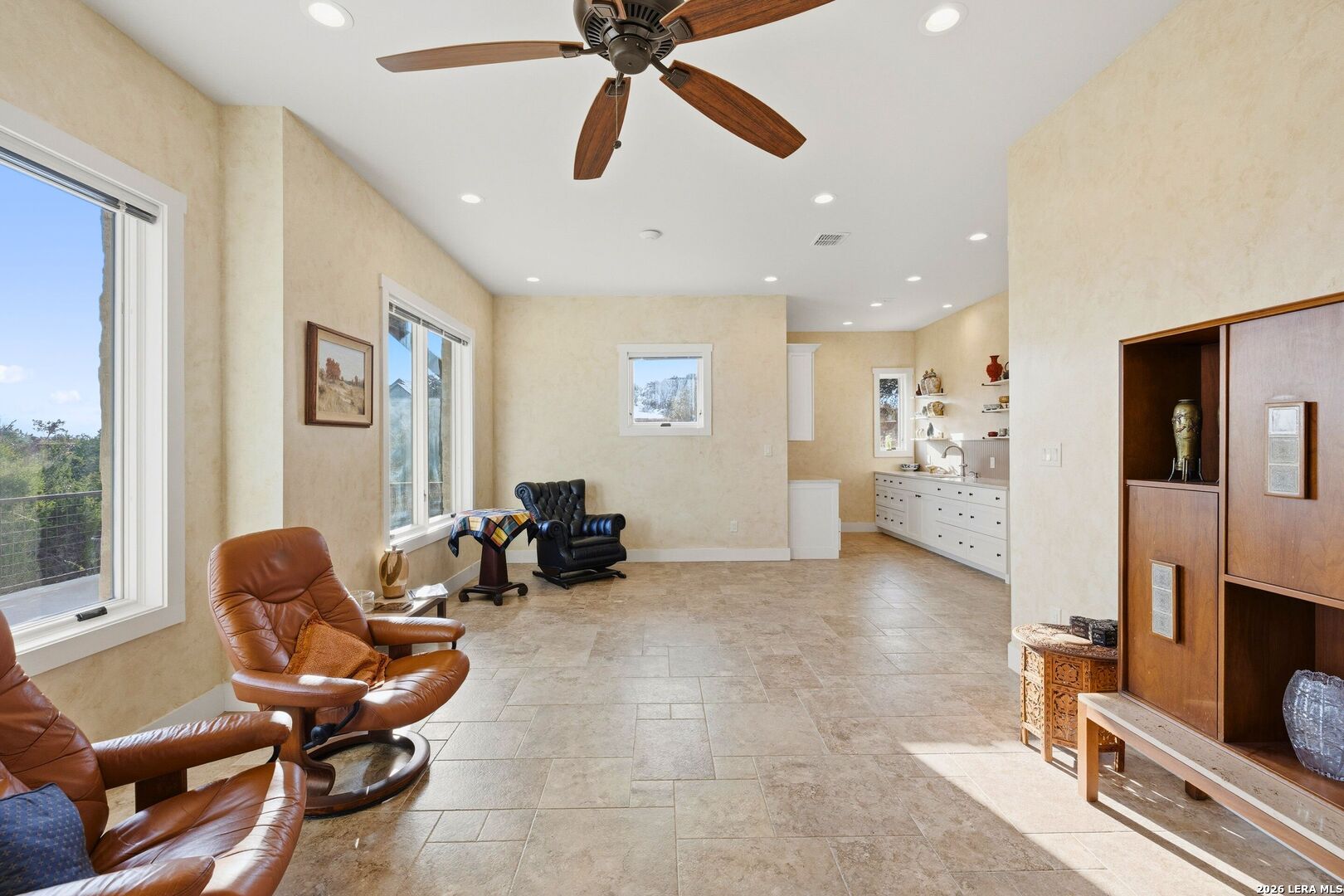 1600 Brushy Ridge Trail Blanco, TX 78606 - Photo 30 of 43 a living room with furniture and a flat screen tv