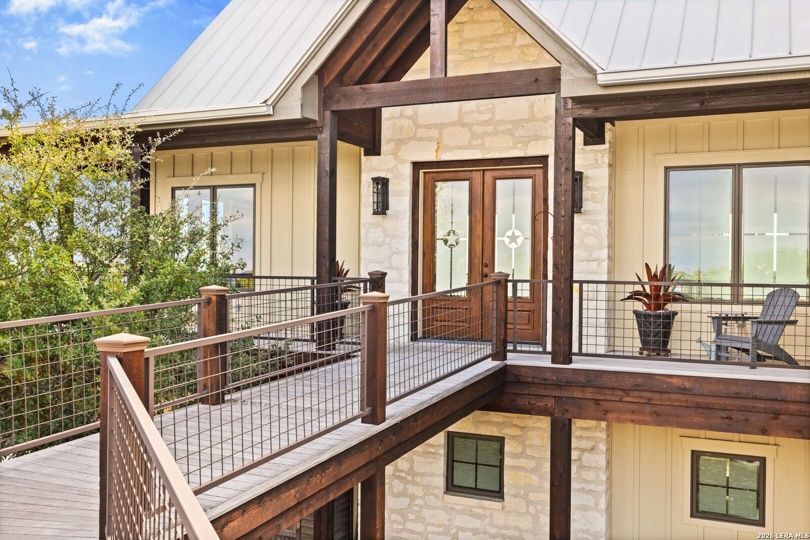 1600 Brushy Ridge Trail Blanco, TX 78606 - Photo 5 of 43 a view of a balcony with chairs